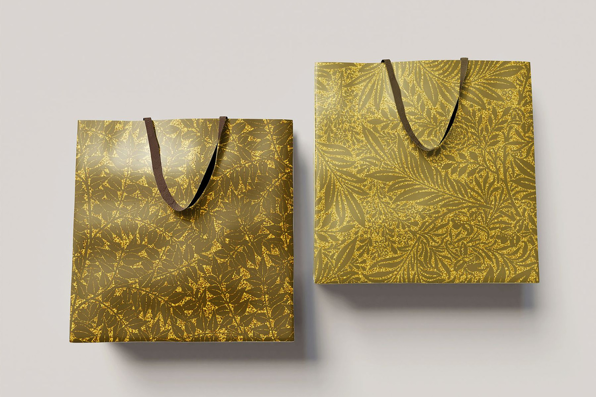 Gold Glitter William Morris Patterns, a Pattern Graphic by ARTOZEN DIGITAL (Photo 6 of 20)