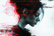 90 Glitch faces, a Person Illustration by Handmadefont (Thumbnail 81 of 94)
