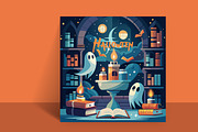 Halloween horror pumpkin banner set, a Poster Template by hkmonir (Thumbnail 1 of 4)