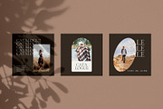 Bohemian Instagram Pack | PS & Canva, a Social Media Template by Visuel Colonie® (Thumbnail 8 of 15)