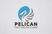 Circle Pelican Bird Animal Logo, a Branding & Logo Template by jongcreative (Thumbnail 1 of 4)