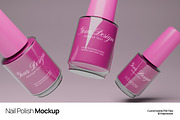 Nail Polish Mockup, a Product Mockup by graphicook (Thumbnail 1 of 4)