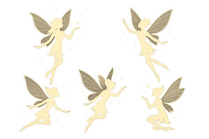 Collection of whimsical fairy, an Illustration by ZinetroN