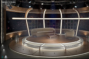 Virtual TV Studio Chat Set 20, an Architecture 3D Model by akerStudio (Thumbnail 2 of 26)