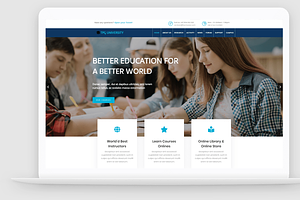 TPG University - Education Theme