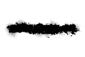 Splatter Paint Texture . Black Spray, an Illustration by Nenahliadava Design