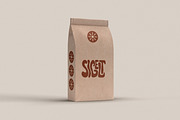 Paper coffee bag mockup collection, a Cups & Container Mockup by Sigelt (Thumbnail 2 of 11)