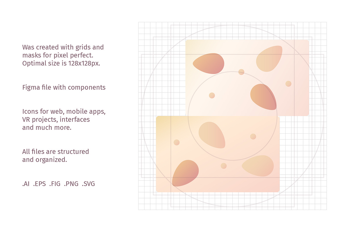 Candy shop flavors gradient iconset, an Icon by LAFS (Photo 2 of 3)