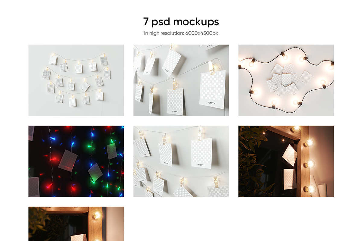 Instant Photo Mockup Set, a Household Mockup by WebAndCat (Photo 2 of 11)
