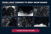 70 Real Snow Ground PNG Overlays, a Texture Graphic by vovan (Thumbnail 7 of 9)