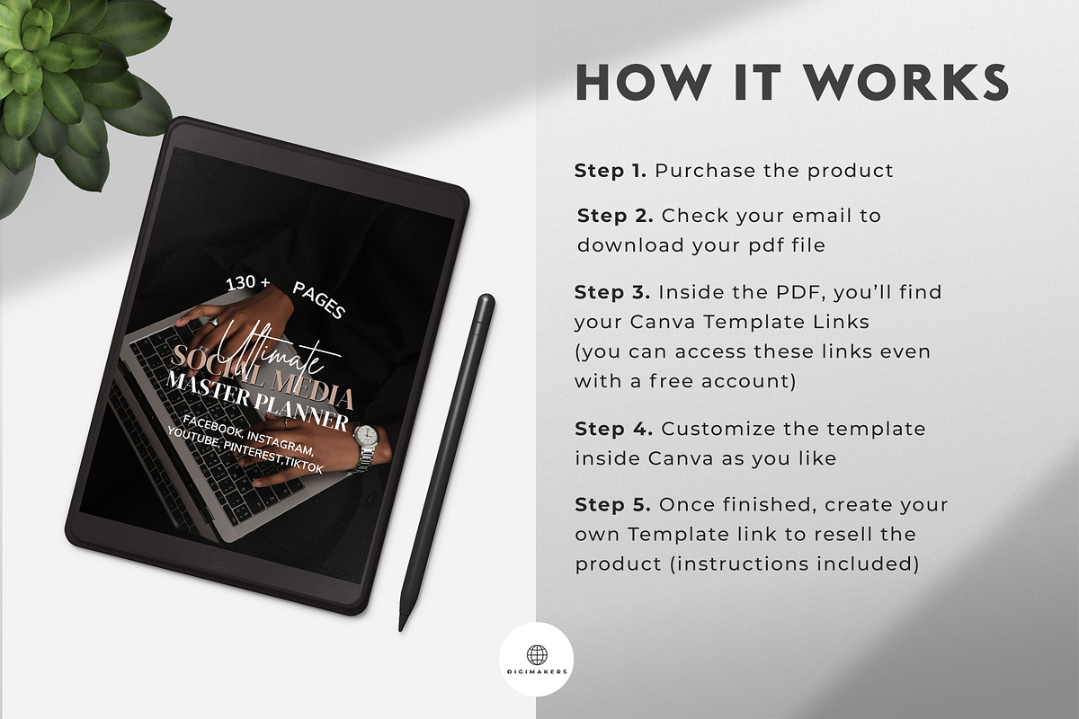 Social Media Master Planner PLR/MRR preview 6