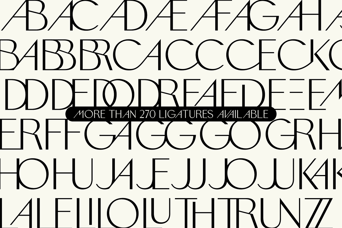 Wilmont - Elegant Ligature Font, a Sans Serif Font by Surplus Type Co (Photo 3 of 11)