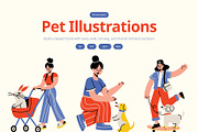 Animated Pet Illustrations Art Set, an Animal Illustration by Vectors Market (Thumbnail 1 of 4)