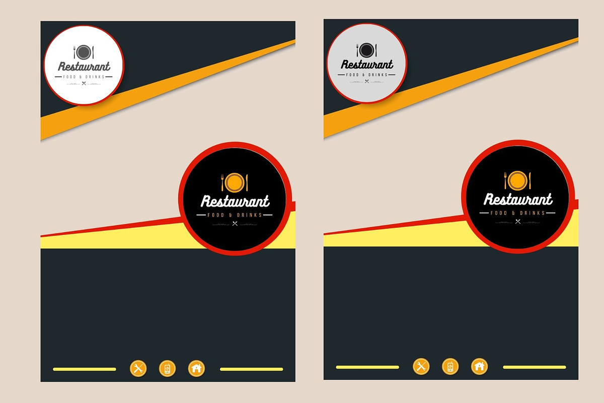 Delicious Restaurant Logo Design, a Branding & Logo Template by Mishek Munene (Photo 8 of 9)