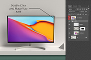 Monitor Display Mock-up #01, a Product Mockup by alexandeerco (Thumbnail 2 of 5)