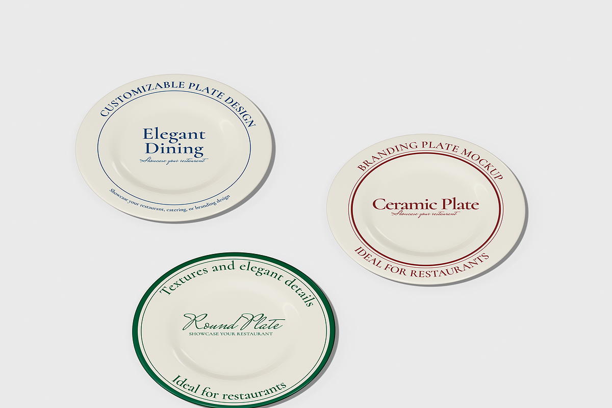 Plate Mockup, a Household Mockup by Bartama Graphic (Photo 3 of 4)
