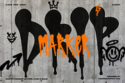Drip Marker Font, a Handwritten Font by Handmadefont (Thumbnail 1 of 15)