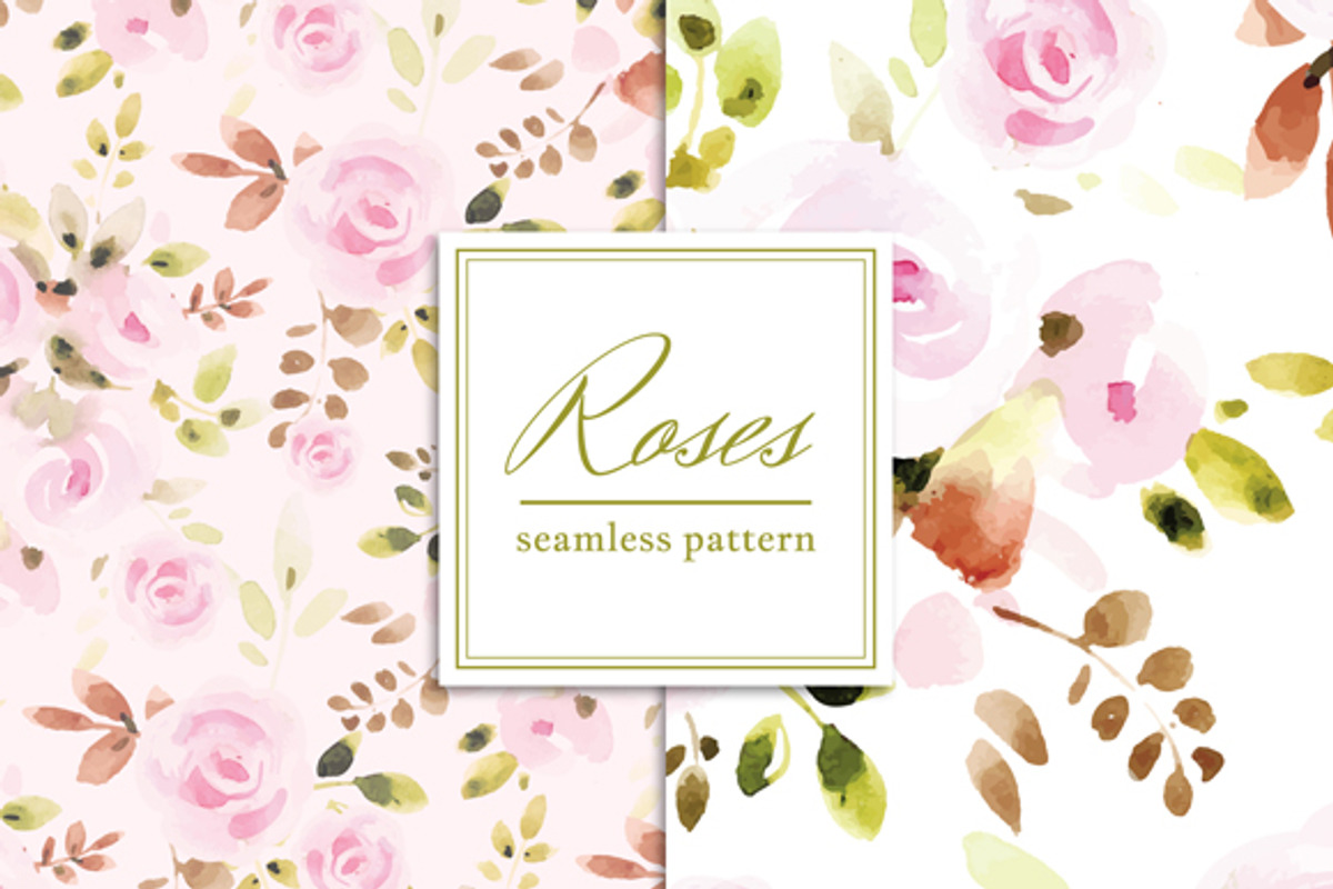 Tender Roses Seamless Pattern, a Pattern Graphic by Cheeba Ribba Designs (Photo 1 of 3)