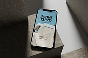 iPhone 12 Pro Mockup, an iPhone Mockup by xavier_studio (Thumbnail 5 of 5)