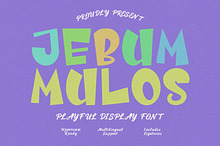 Jebum Mulos Playful Display Font
