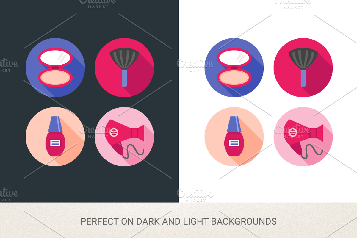 Round cosmetic icons preview 4
