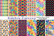 Rainbow Pride LGBTQ Gay Lesbian Love, a Pattern Graphic by Fine Purple Elephant (Thumbnail 1 of 5)