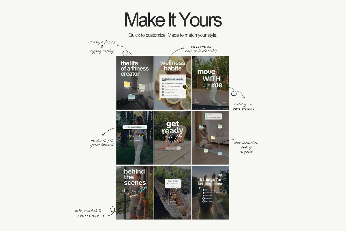 Health & Wellness Reels Templates, a Social Media Template by DigiPax (Photo 9 of 14)