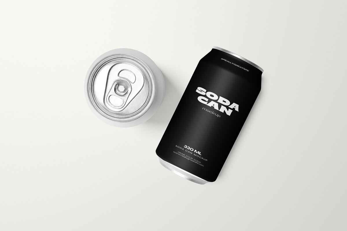 Drink Can Mockup, a Packaging Mockup by xavier_studio (Photo 3 of 5)