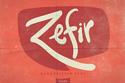 Zefir Script Font, a Script Font by Nues Design (Thumbnail 1 of 7)