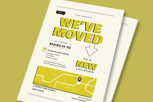 We're Moving Flyer Set