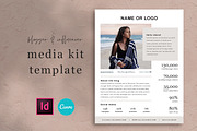 Media Kit Template, Canva / Adobe, a Resume Template by Edit & Go Templates (Thumbnail 1 of 4)