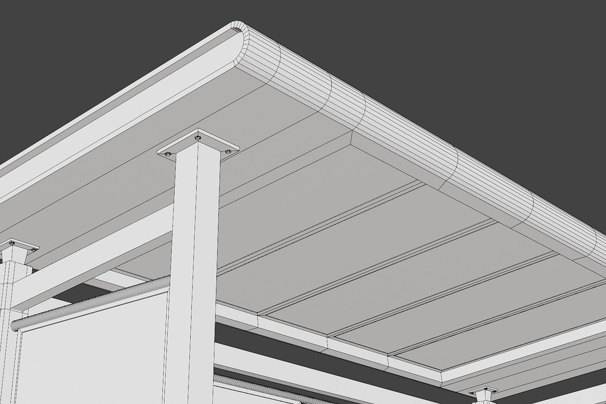 Bus Shelter 3D Model, an Architecture 3D Model by mrfauzi (Photo 11 of 12)