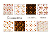 Watercolor Autumn Backgrounds Pack, a Pattern Graphic by ZabolotnaArt (Thumbnail 2 of 7)