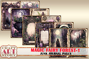 Magic fairy forest-1 Junk Journal, a Person Illustration by CraftArtStory (Thumbnail 3 of 6)