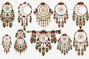 Christmas Dream Catcher Bundle, a Seasonal Illustration by Ink Gallery (Thumbnail 2 of 10)