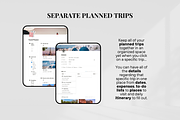 Notion Travel Planner, an App Template by SociallyyCreative (Thumbnail 10 of 20)