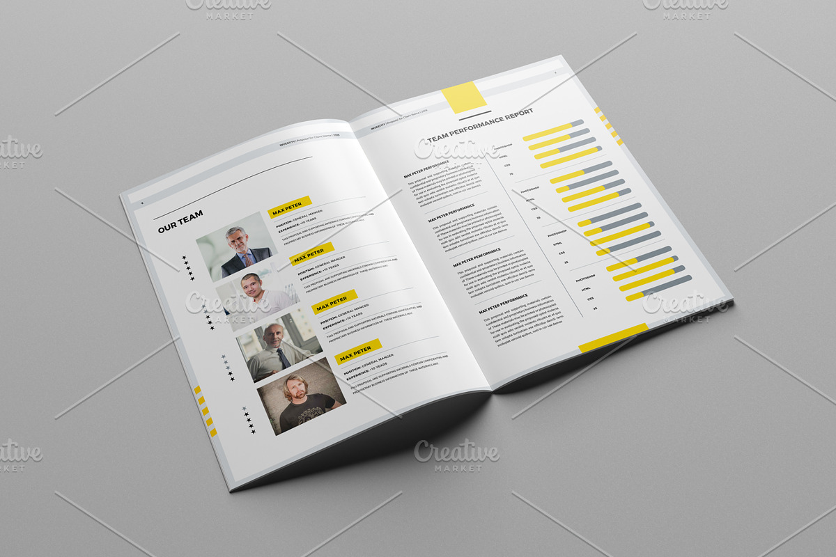 Proposal Template A4 / US Letter, a Stationery Template by Mastergfx (Photo 6 of 22)