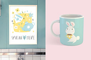 Easter Bunny - spring set, an Animal Illustration by Artnis (Thumbnail 6 of 7)