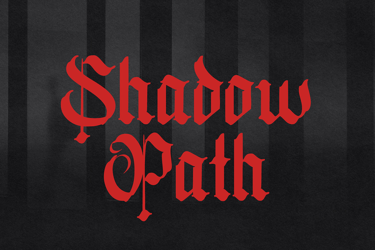 Lyveros – Blackletter Font, a Blackletter Font by Randi Irvan | Rvandtype (Photo 4 of 11)