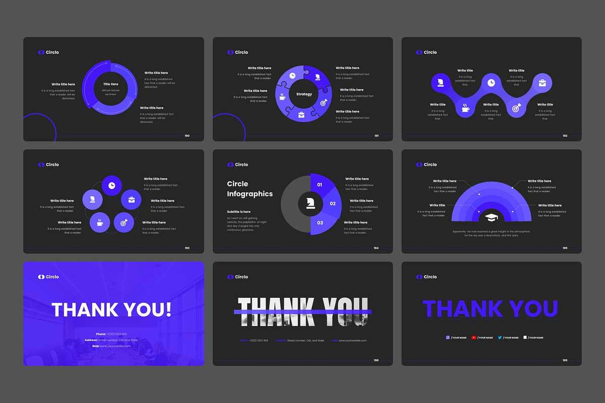 Circlo- Animated Keynote Template, a Presentation Template by MNML Agency (Photo 61 of 62)