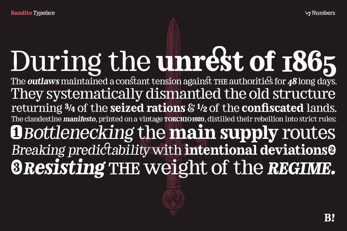 Bandito - Rounded Variable Serif, a Serif Font by Unio Designs (Photo 7 of 15)