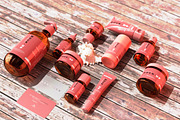 250+ Cosmetic Branding Mockup Bundle, a Cups & Container Mockup by pmvch (Thumbnail 4 of 273)