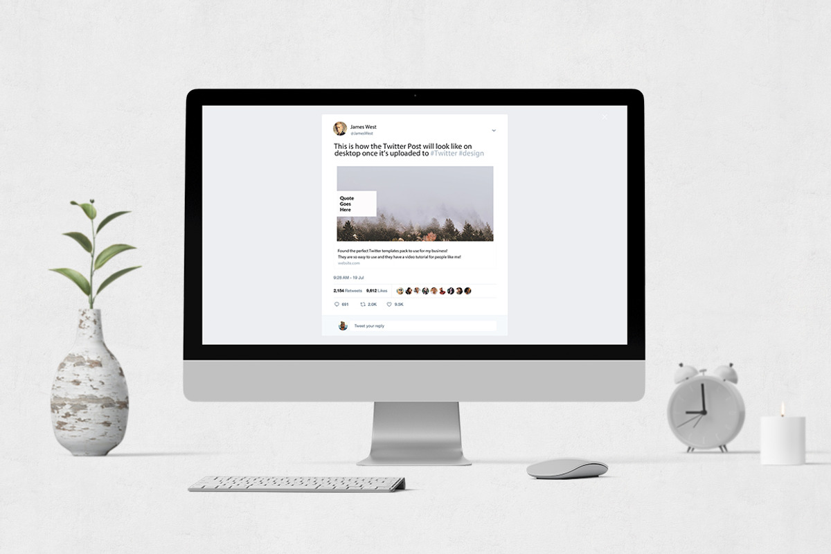 Quotes Twitter Posts, a Social Media Template by Social Corner Graphics (Photo 4 of 7)