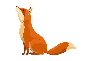 Red fox. Funny character, forest, an Animal Illustration by the8monkey