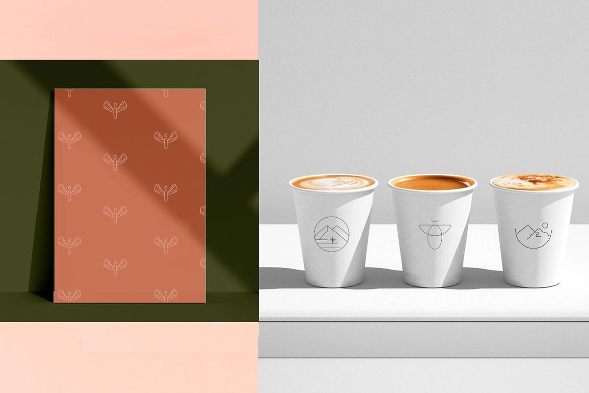Nature boho logos & vector kit preview 7