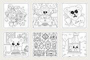 Coloring Book - Bear Stories, an Illustration by Alina Sh (Thumbnail 4 of 9)