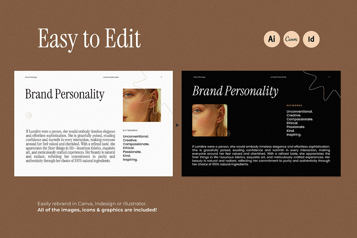 Lumière Branding Guidelines, a Branding & Logo Template by AndrewPixel (Photo 14 of 14)