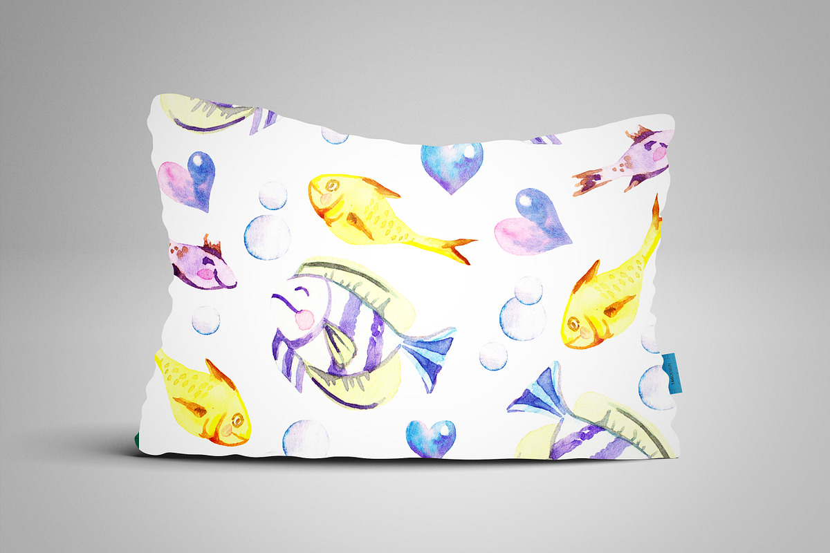 Hello SEA - watercolor collection, an Illustration by Kseniya_design (Photo 8 of 11)
