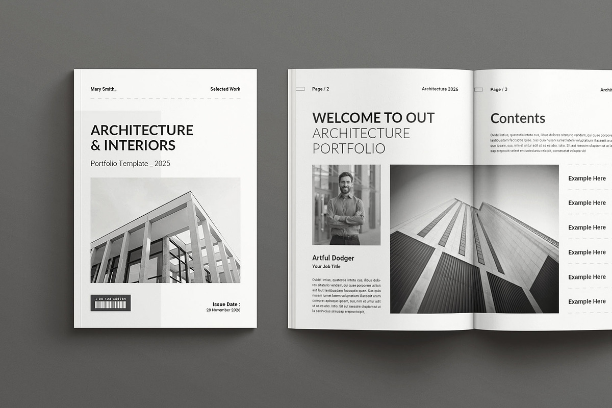 Architecture Brochure Template, a Brochure Template by Seeing-art (Photo 2 of 11)