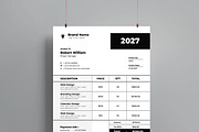 Invoice Template, a Stationery Template by MightyDesign (Thumbnail 4 of 8)